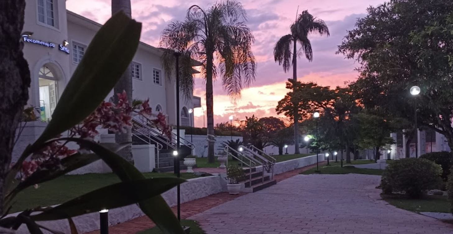 Entardecer no Hotel Cassino