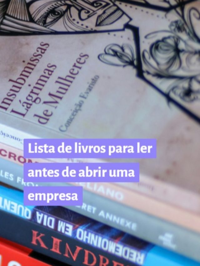 Lista de livros para ler antes de abrir uma empresa