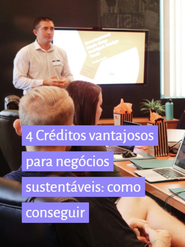 4 Créditos vantajosos para negócios sustentáveis: como conseguir