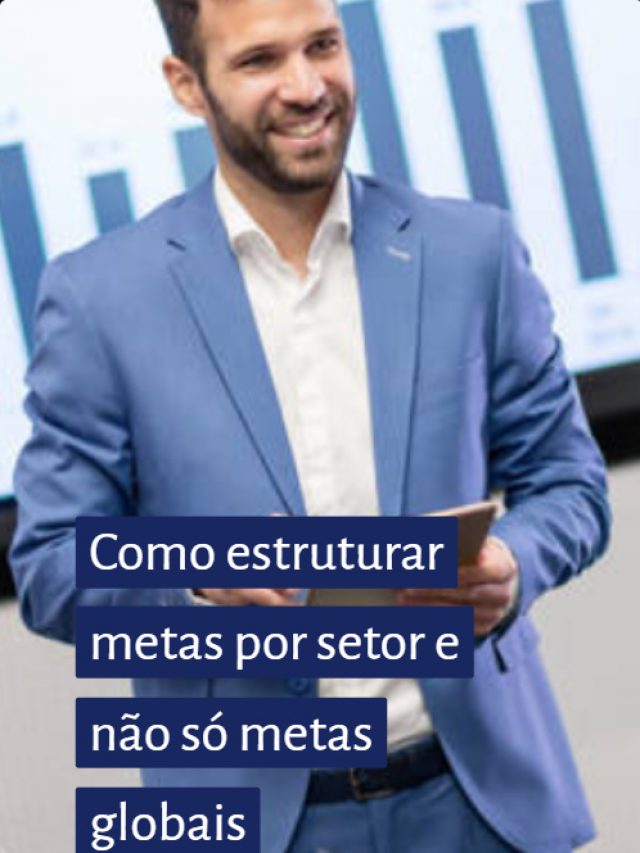 Como estruturar metas por setor e não só metas globais