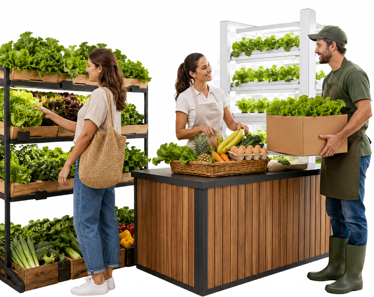 “Infográfico com mapa da oportunidade local para hortifruti hidropônico em Cambé, mostrando presença da atividade, classe econômica dos domicílios e direção de posicionamento para abertura de novo negócio.”