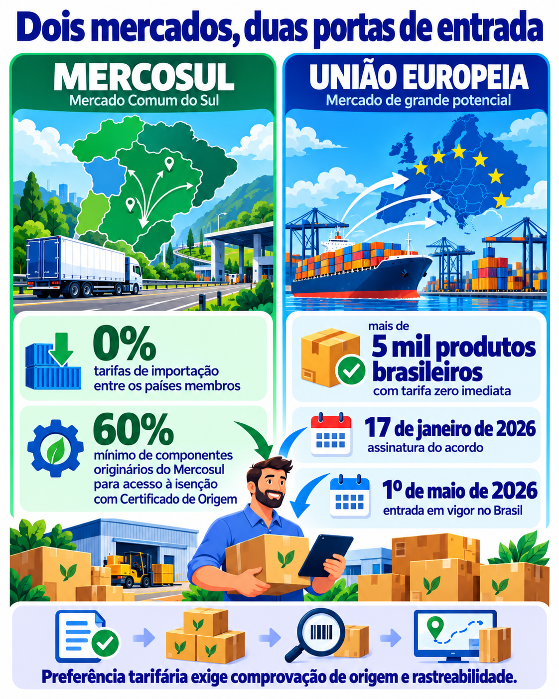 IMAGEM 2: Indicadores de erva-mate, bebidas, móveis e tecnologia mostram diferentes vocações com presença no comércio internacional.